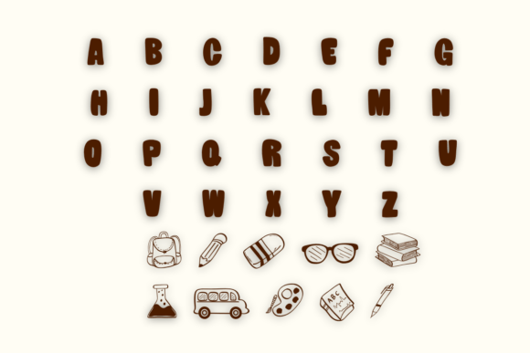 Back to School Font - Preview 2