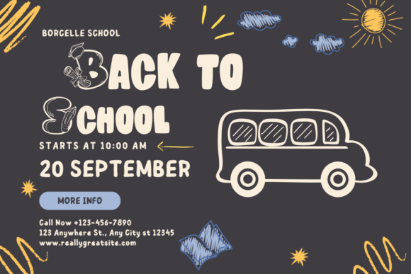 Back to School Font - Preview 4