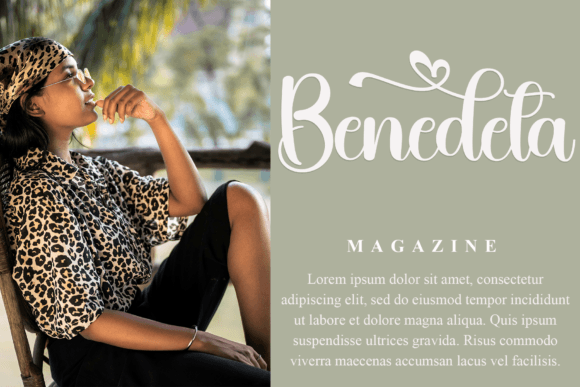Bageline Font - Preview 1