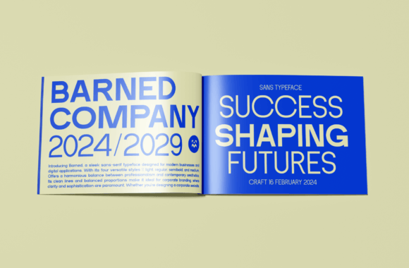 Barned Font - Preview 1