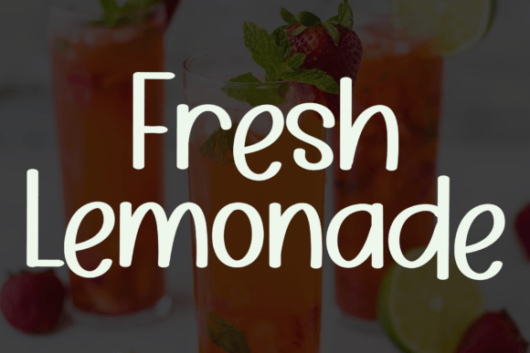 Beauty Lemonade Font - Preview 6
