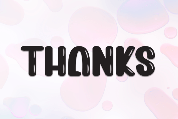 Bubble Pastel Font PNG with transparent background - Preview 6