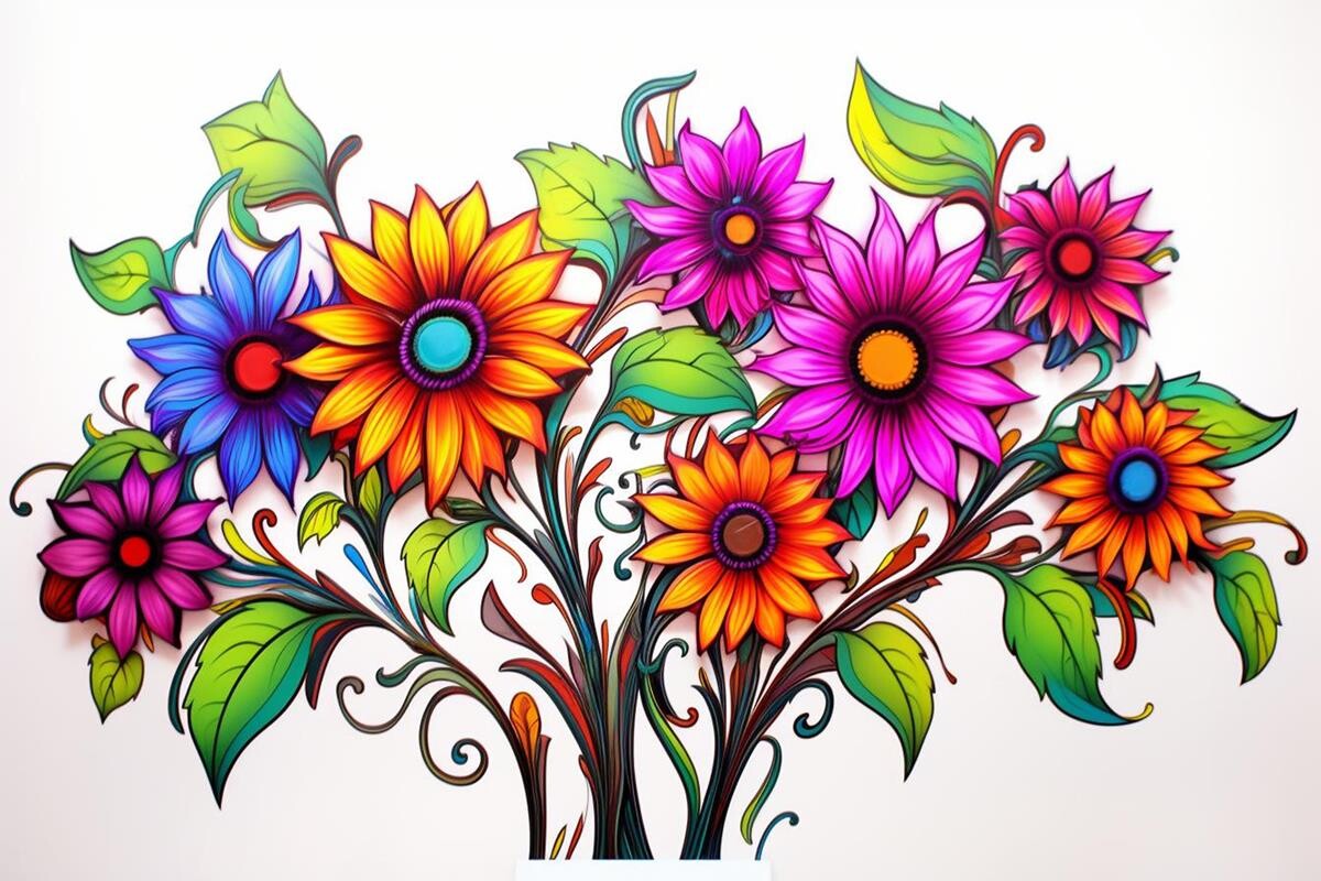 Creative Flower Clipart Soft Graphic by Ranya Art Studio · Creative Fabrica