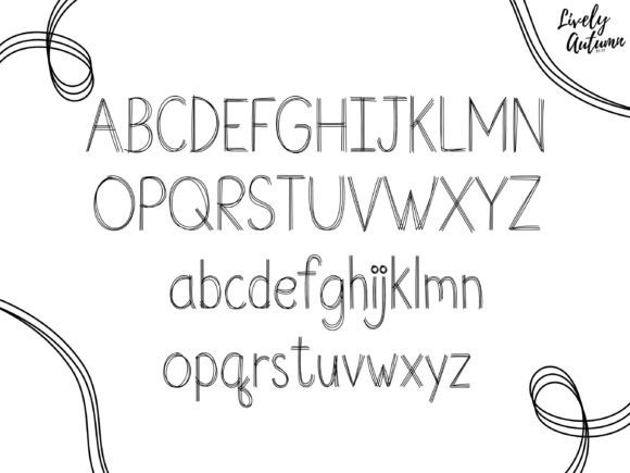 Echolines Font - Preview 1