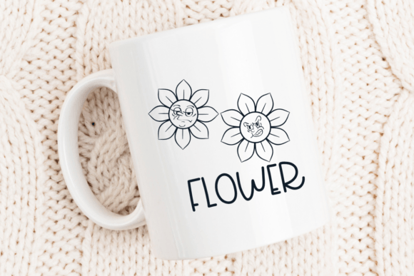 Flower Retro Font - Preview 4