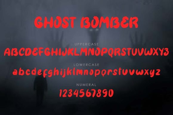 Ghost Bomber Font - Preview 6