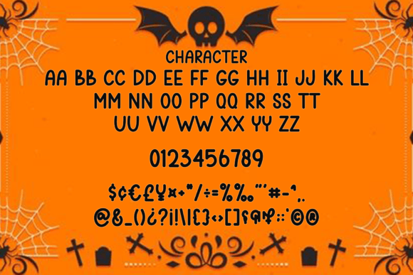 Halloween Party Font - Preview 3