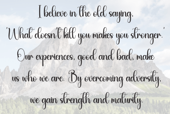 Heylove Font PNG with transparent background - Preview 5