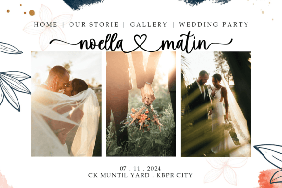 Mila Love Font PNG with transparent background - Preview 4