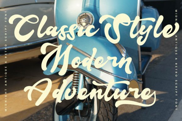 Midnight Antique Font PNG with transparent background - Preview 1