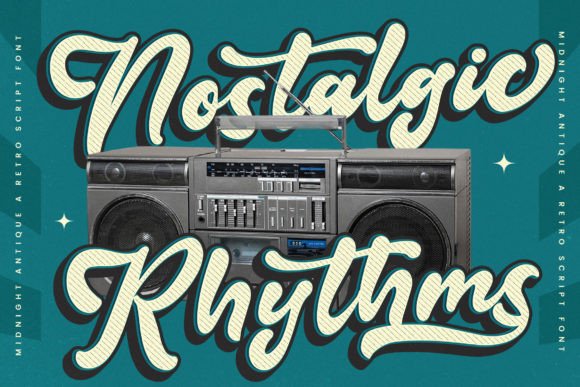Midnight Antique Font PNG with transparent background - Preview 5