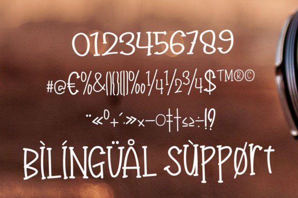 Nadhira Font PNG with transparent background - Preview 2