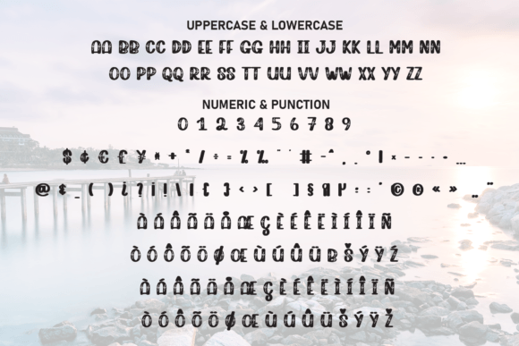 Peaceful Nature Font PNG with transparent background - Preview 6