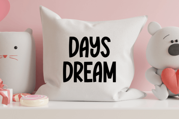Pink Baby Font PNG with transparent background - Preview 2