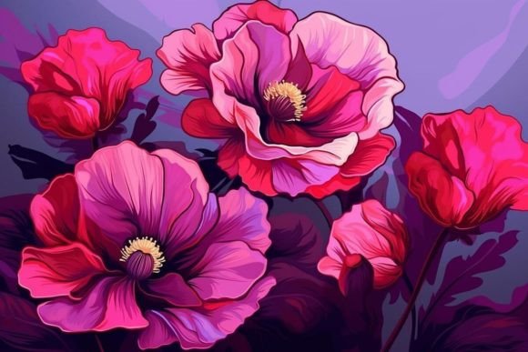 Poppy Art Creative Design Invitation Graphic by Ranya Art Studio ...