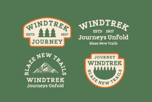 Ride & Hike Font PNG with transparent background - Preview 5