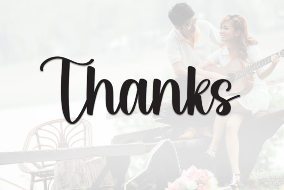 Romantic Moment Font PNG with transparent background - Preview 6