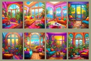 200 Landscapes Rooms Coloring Pages Kdp Graphic by WinSum Art ...