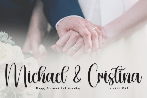 Bachelorette Font - Preview 1
