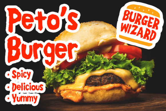 Burger Wizard Font - Preview 1