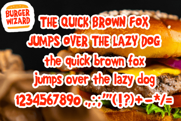 Burger Wizard Font - Preview 3
