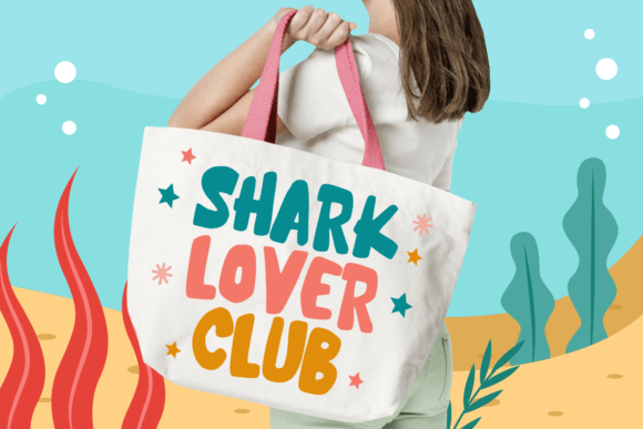 Cute Shark Font - Preview 1