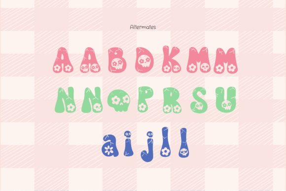 Halloween Skull Font - Preview 2