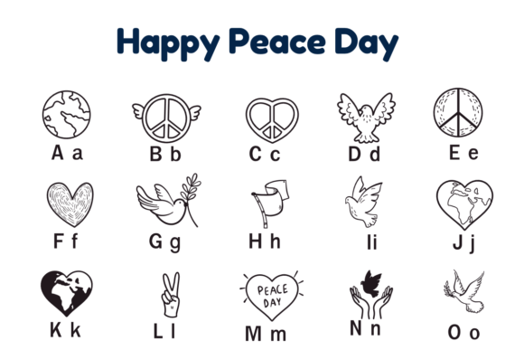 Happy Peace Day Font - Preview 1