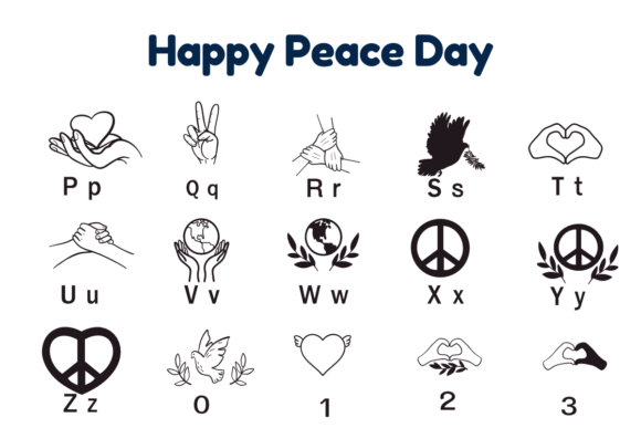 Happy Peace Day Font - Preview 2