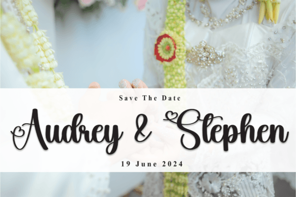 Heart Madelyn Font PNG with transparent background - Preview 1
