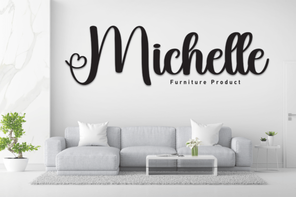 Heart Madelyn Font PNG with transparent background - Preview 3