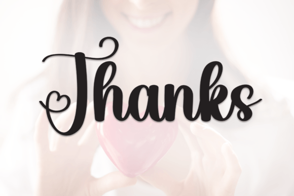 Heart Madelyn Font PNG with transparent background - Preview 6