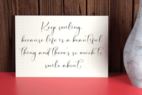 Monogram Present Font PNG with transparent background - Preview 3