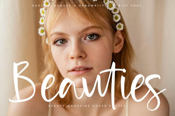 Radiant August Font PNG with transparent background - Preview 4