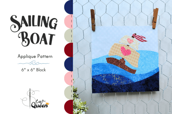 Sailing Boat - Applique Pattern