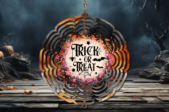 Trick or Treat Halloween Wind Spinner