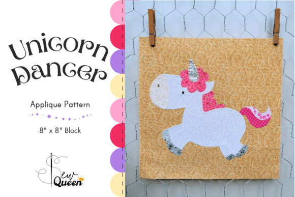 Unicorn Dancer – Applique Pattern