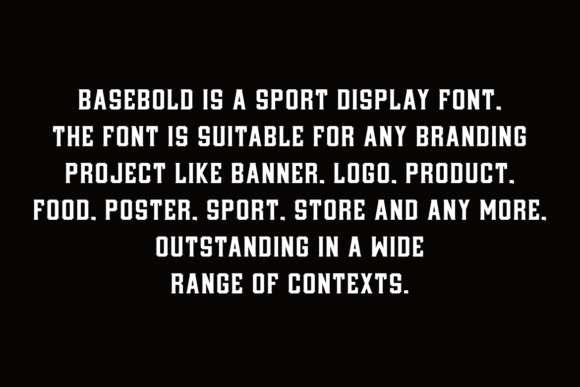 Basebold Font - Preview 4