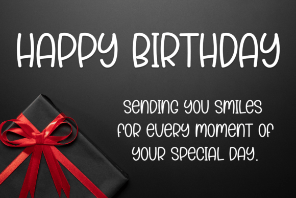 Black Sample Font - Preview 3