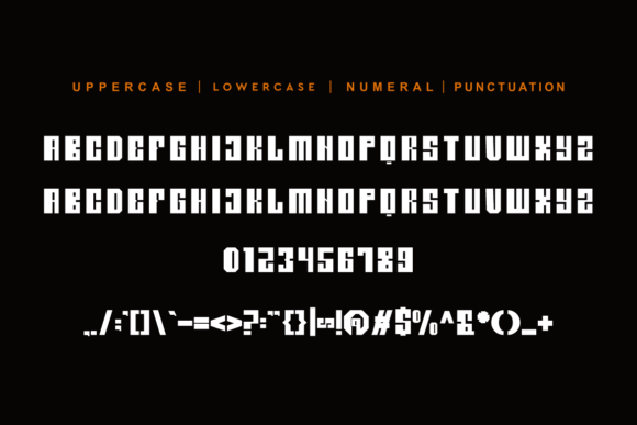 Block Qlock Font - Preview 5