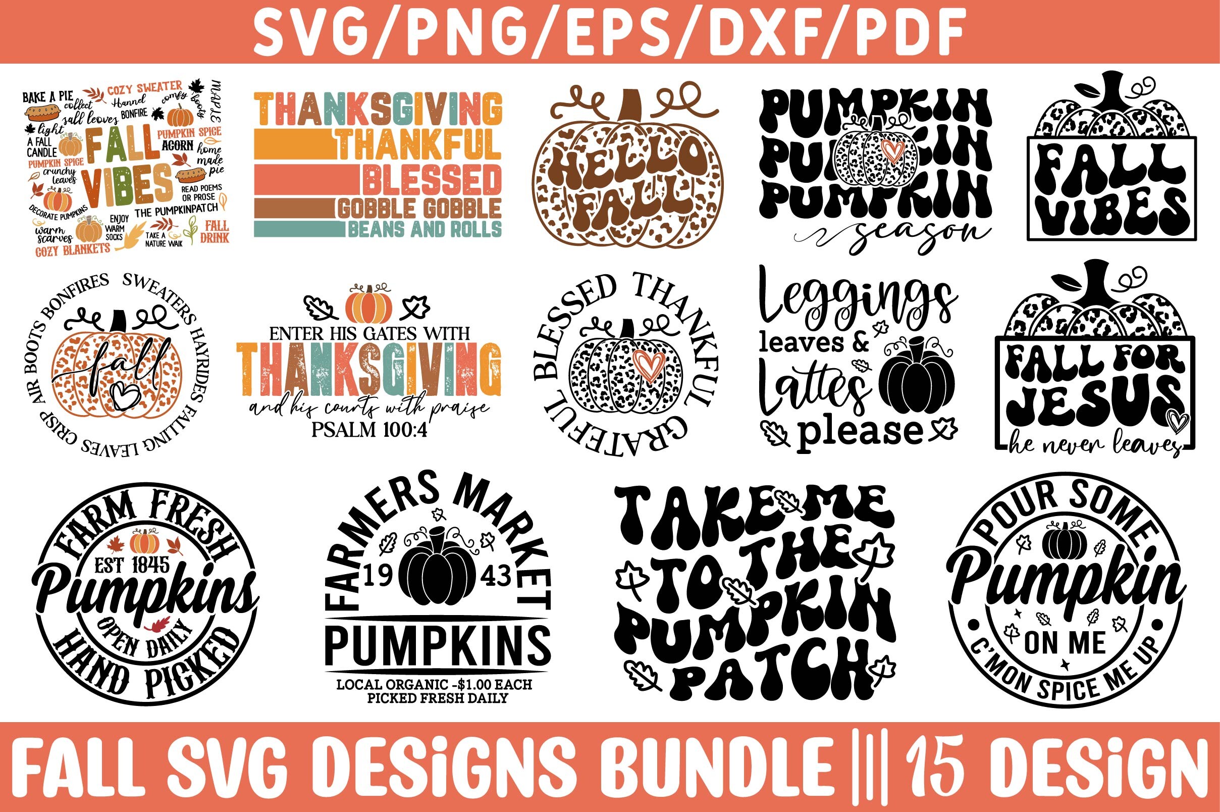 Vertical Fall Svg Fall Svg Designs Bundle Graphic by monster · Creative Fabrica