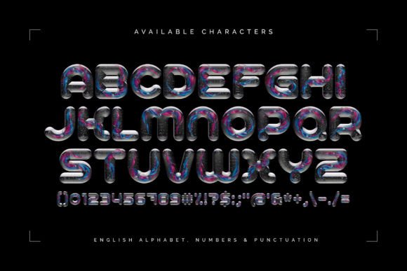 Glass Marbles Font - Preview 3