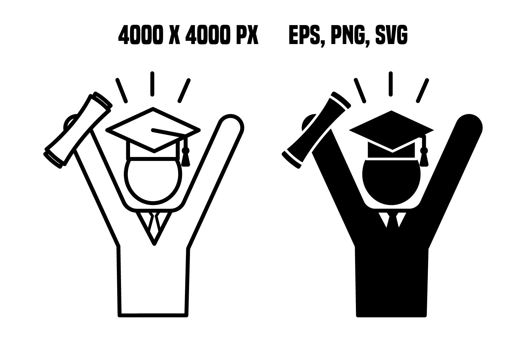Graduation Icons Graphic by YuliDor · Creative Fabrica