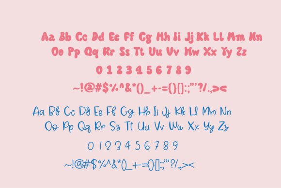 Groovy Heart Ladybug Font - Preview 1