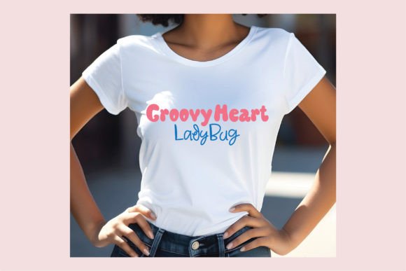 Groovy Heart Ladybug Font - Preview 2