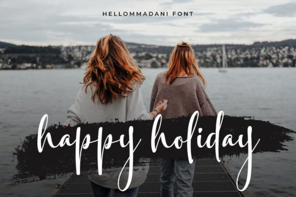 Hellomadani Font PNG with transparent background - Preview 2