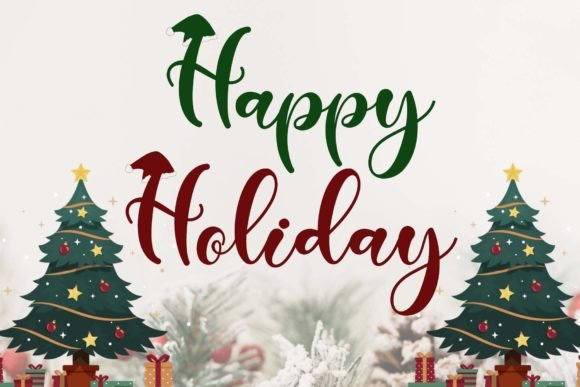 Juliette Santa Font PNG with transparent background - Preview 1