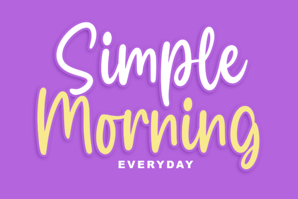 Purple Squad Font PNG with transparent background - Preview 1
