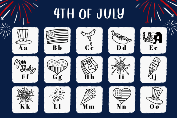4th of July Font - Preview 1