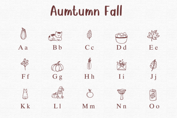 Autumn Fall Font - Preview 1